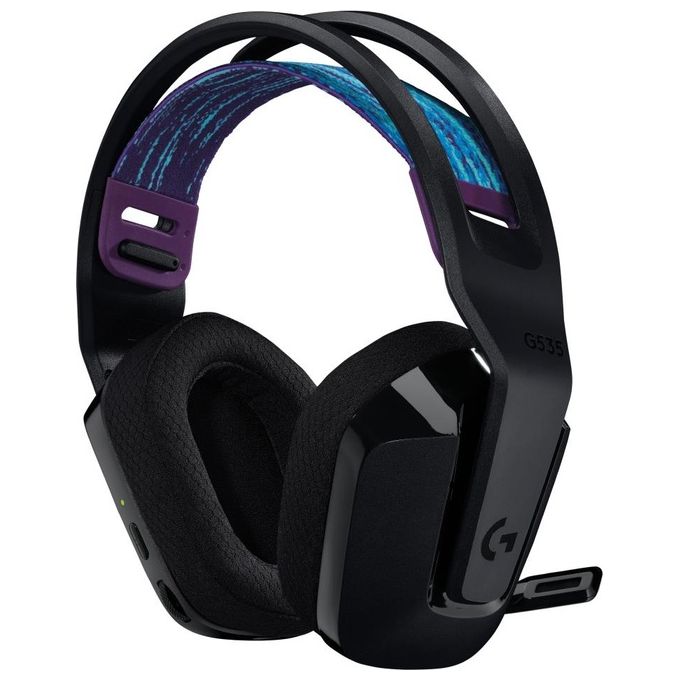 Logitech G535 LIGHTSPEED Cuffia con Microfono Gaming Wireless Nero