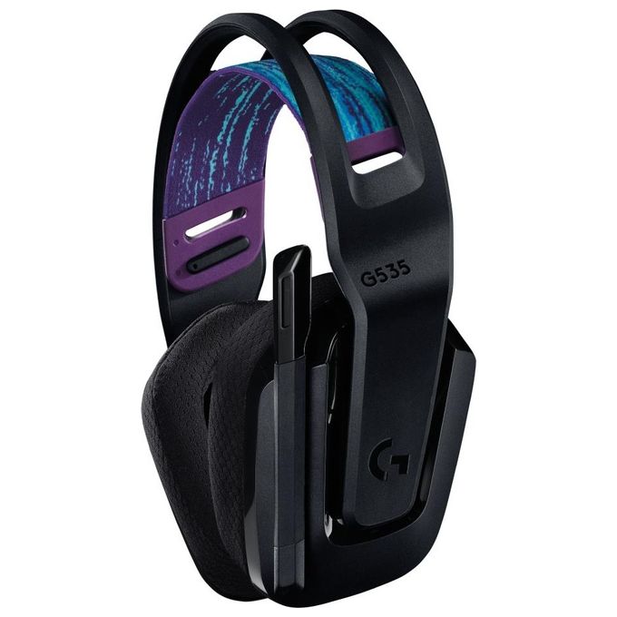 Logitech G535 LIGHTSPEED Cuffia con Microfono Gaming Wireless Nero