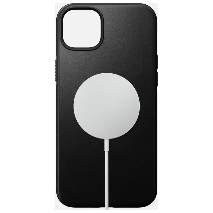 Nomad Modern Custodia in Pelle per iPhone 14 Plus Nero