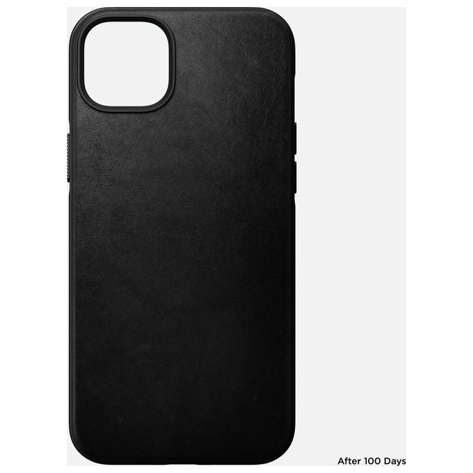 Nomad Modern Custodia in Pelle per iPhone 14 Plus Nero