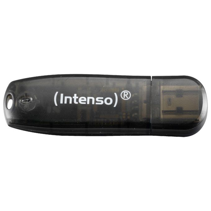 Intenso 3502483 Rainbow 3x32GB Unita' Flash USB USB 2.0 Velocita' Lettura 28 MB-s Scrittura 6,5 MB-s colore Giallo Rosso Nero
