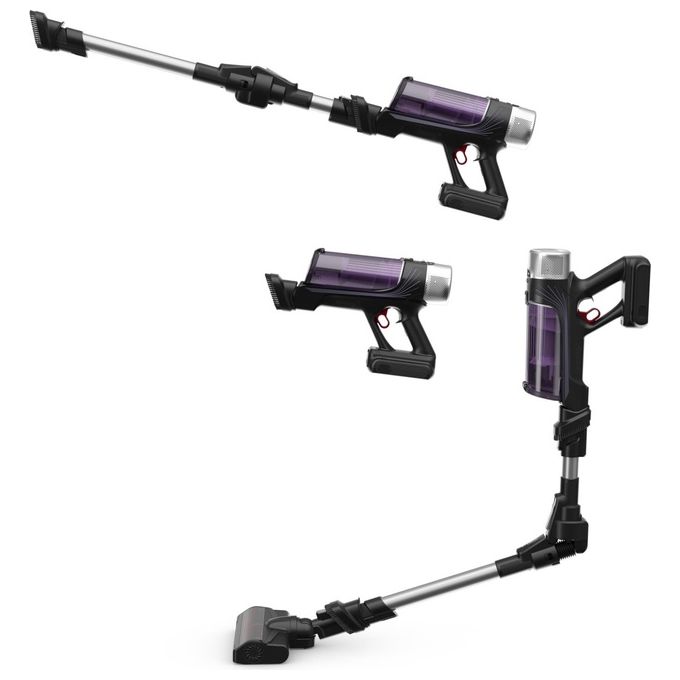 Rowenta X-Force Flex 9.60 RH2037WO Scopa Elettrica Senza Filo Nero-Porpora Senza Sacchetto
