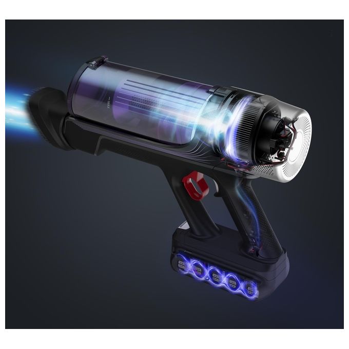 Rowenta X-Force Flex 9.60 RH2037WO Scopa Elettrica Senza Filo Nero-Porpora Senza Sacchetto
