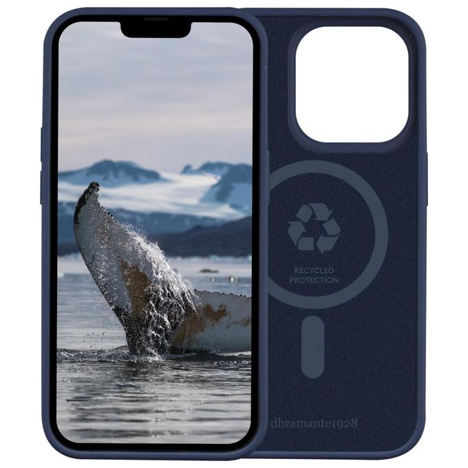 Dbramante 1928 Monaco Cover per iPhone 14 Pro Blu