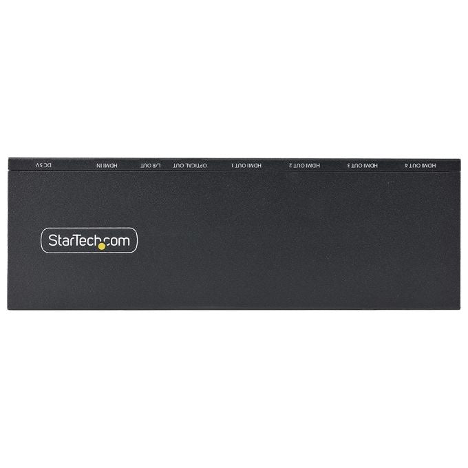 StarTech.com Splitter Hdmi 4k con 4 Porte con Porta Audio 3.5mm-Ottica