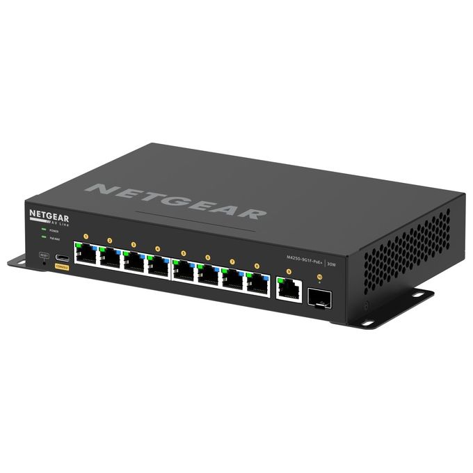 Netgear GSM4210PD-100EUS Switch di Rete Gestito L2-L3 Gigabit Ethernet 10-100-1000 Supporto Power over Ethernet Nero
