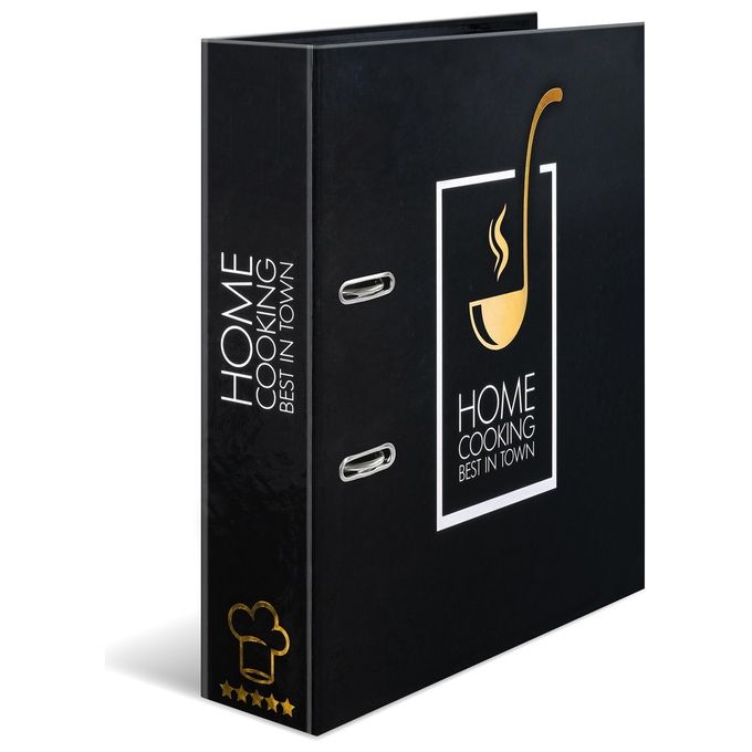 Herma Raccoglitore per Ricette Nero Home Cooking DIN A4