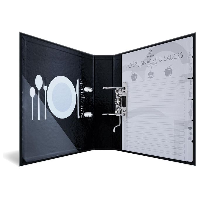 Herma Raccoglitore per Ricette Nero Home Cooking DIN A4