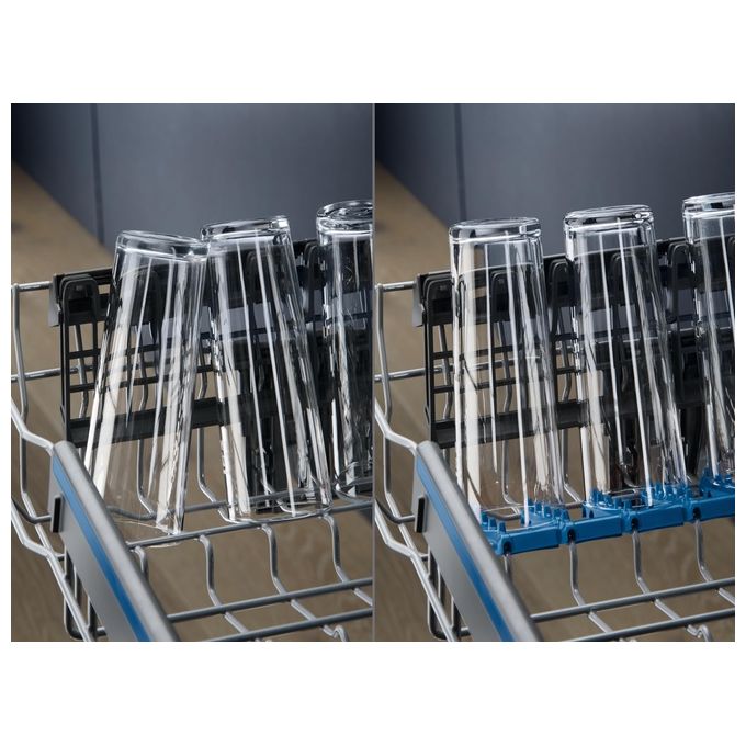 Electrolux EEA47201IX Lavastoviglie da Incasso a Scomparsa parziale 13 coperti Classe energetica E 8 programmi Motore Inverter Tecnologia AirDry 60 cm Frontalino Inox Antimpronta