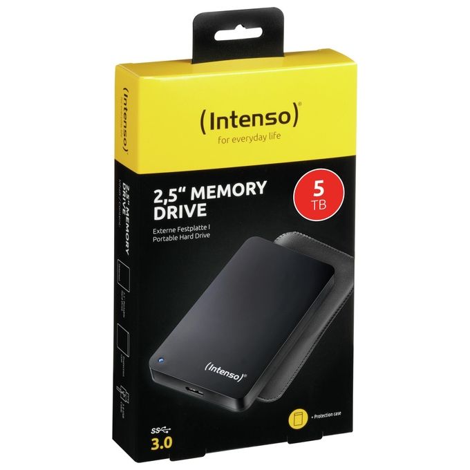 Intenso 6023513 Memory Drive Portable Hard Drive 5Tb con Custodia