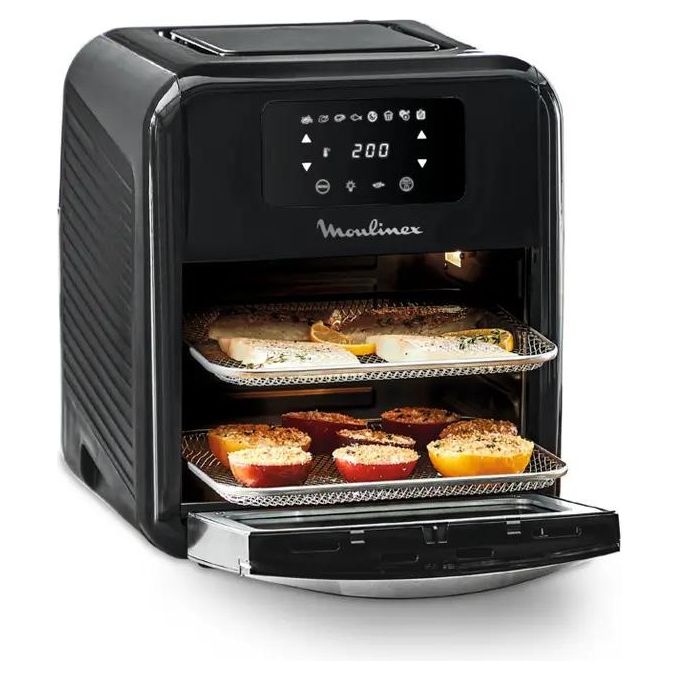 Moulinex Al5018 Easy Fry Oven e Grill Friggitrice Ad Aria Calda E Forno Elettrico 11 Litri 2000 W Nero