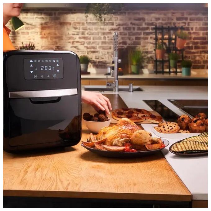 Moulinex Al5018 Easy Fry Oven e Grill Friggitrice Ad Aria Calda E Forno Elettrico 11 Litri 2000 W Nero