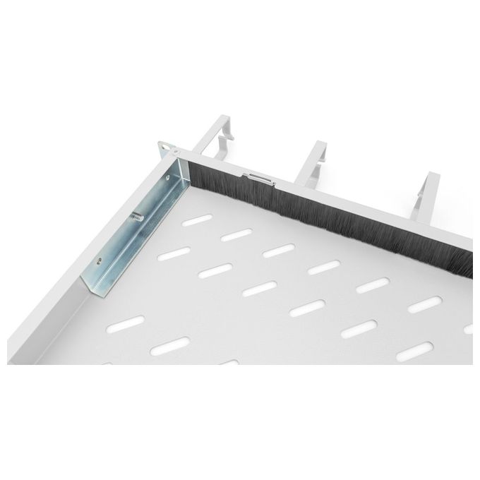 Digitus Ripiano per Armadi Rack 19'' con Gestione Cavi per Armadi 800mm Colore Grigio