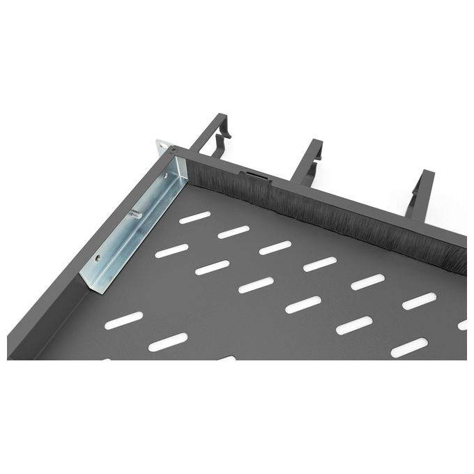 Digitus Ripiano per Armadi Rack 19'' con Gestione Cavi per Armadi 800mm Colore Nero