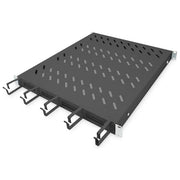 Digitus Ripiano per Armadi Rack 19'' con Gestione Cavi per Armadi 800mm Colore Nero