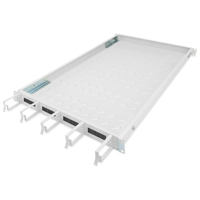 Digitus Ripiano per Armadi Rack 19'' con Gestione Cavi per Armadi 1000mm Colore Grigio