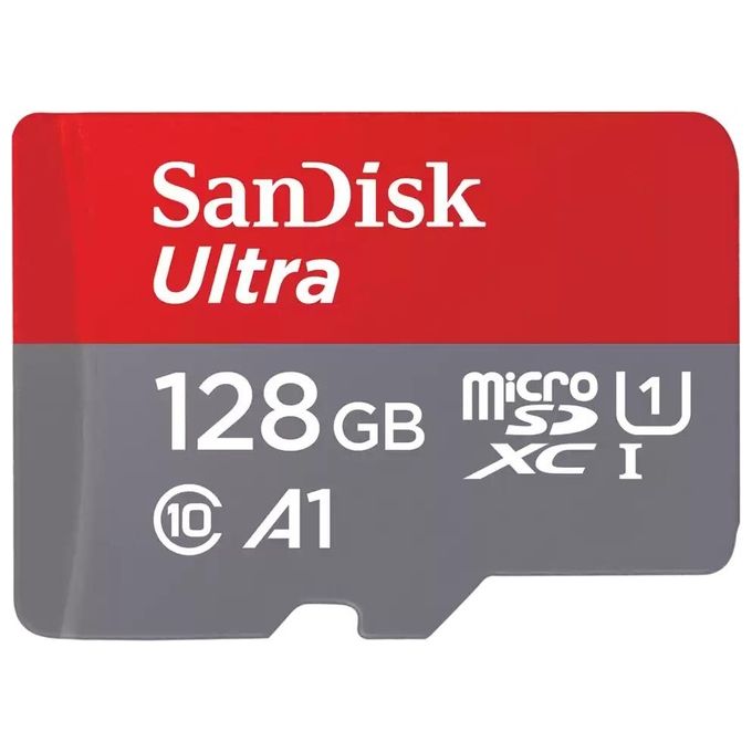 Sandisk, MicroSDXC 128GB, Ultra, UHS-I, Classe 10