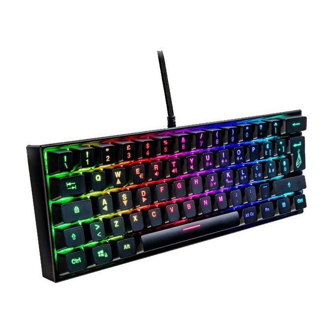 SureFire Condor Claw Gaming da 8 pulsanti I Mouse da gioco I Luci RGB I Mouse per PC 6400 DPI I 8 tasti programmabili I USB 3.2 GEN 1 e USB 2.0 I Windows Mac e console
