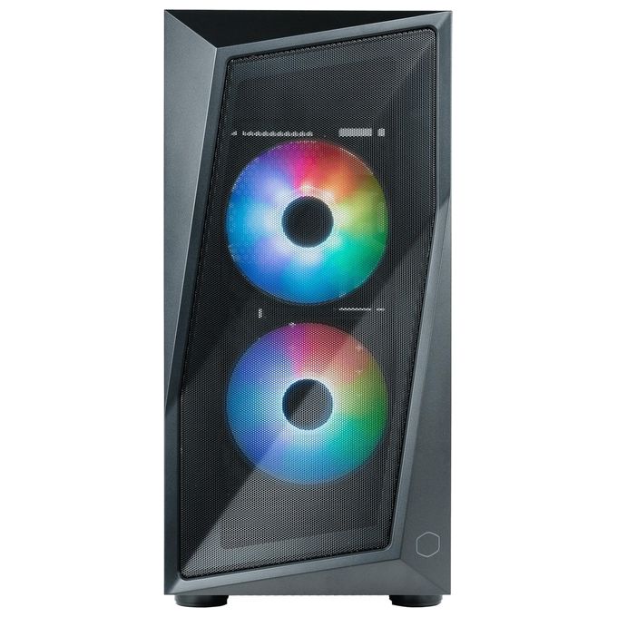 Cooler Master Case Micro Atx Mid Tower CMP 320 Argb Tempered Glass Desktop Argb