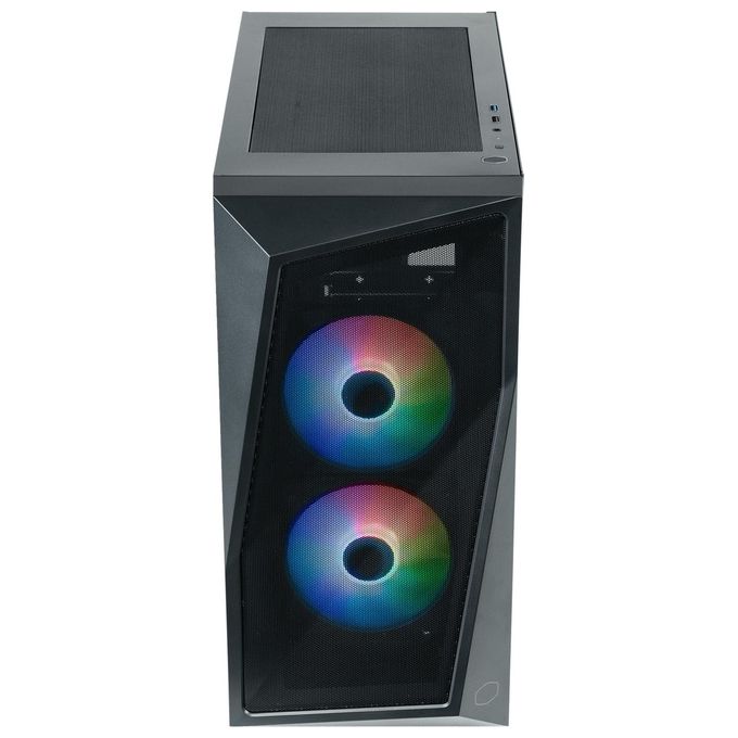 Cooler Master Case Micro Atx Mid Tower CMP 320 Argb Tempered Glass Desktop Argb