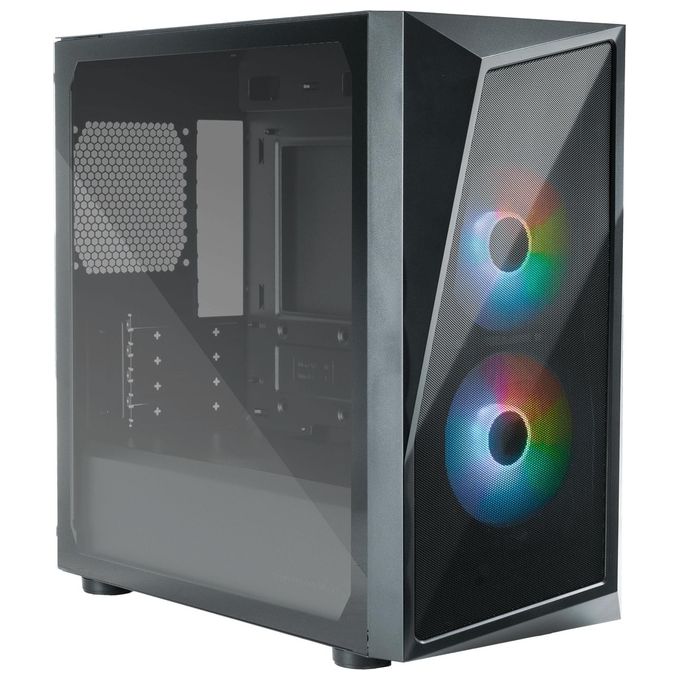 Cooler Master Case Micro Atx Mid Tower CMP 320 Argb Tempered Glass Desktop Argb
