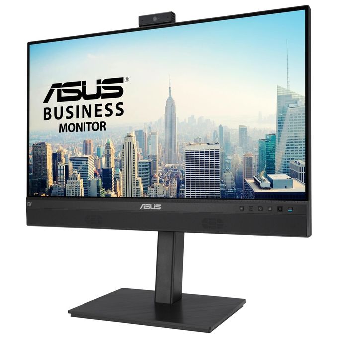 ASUS BE24ECSNK, Monitor 23.8”, FullHD(1920x1080), IPS, Frameless, Webcam FullHD Integrata, Microfono Ai Noise Canceling, USB-C, Speaker Integrati, Design Ergonomico, Eye Care, Riduzione Luce Blu, Nero