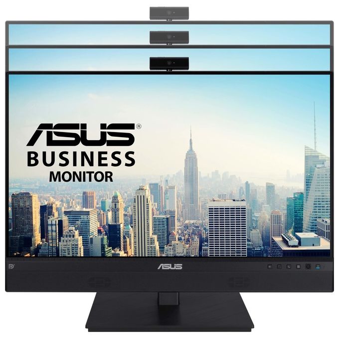 ASUS BE24ECSNK, Monitor 23.8”, FullHD(1920x1080), IPS, Frameless, Webcam FullHD Integrata, Microfono Ai Noise Canceling, USB-C, Speaker Integrati, Design Ergonomico, Eye Care, Riduzione Luce Blu, Nero