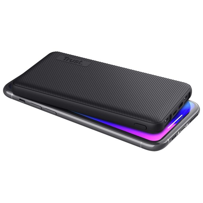 Trust Primo Power Bank Ioni di Litio 10000 mAh Nero