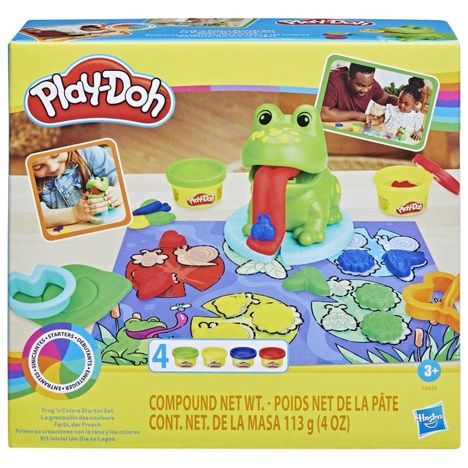 Hasbro Pasta Modellabile Prima Rana a Colori Play Doh