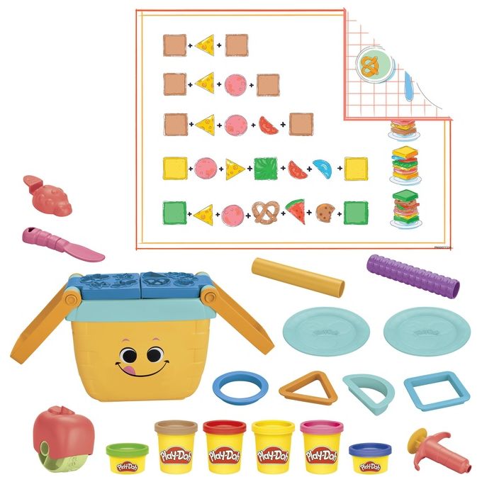 Hasbro Pasta Modellabile Primo Picnic Forme Colori Play Doh