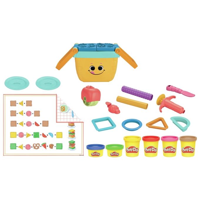 Hasbro Pasta Modellabile Primo Picnic Forme Colori Play Doh