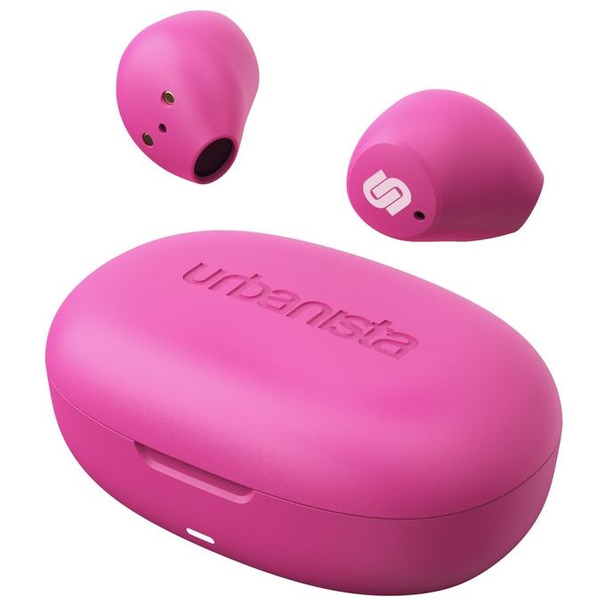 Urbanista Lisbon Auricolari True Wireless Auricolari Bluetooth con Controlli Touch Rosa
