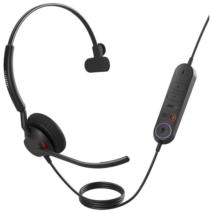 JABRA Cuffie Mono Cablate Engage 40 per VoIP per Migliorare la Comunicazione Efficace in Ambienti Professionali