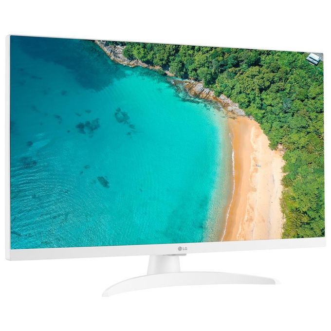 [ComeNuovo] LG 27TQ615S Monitor TV 27'' Smart WebOS 22 Full Hd Wi-Fi Bianco