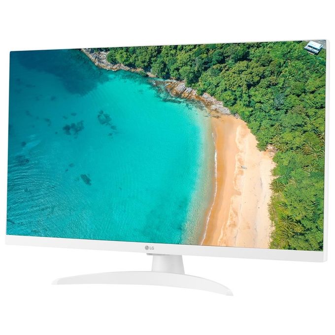 [ComeNuovo] LG 27TQ615S Monitor TV 27'' Smart WebOS 22 Full Hd Wi-Fi Bianco