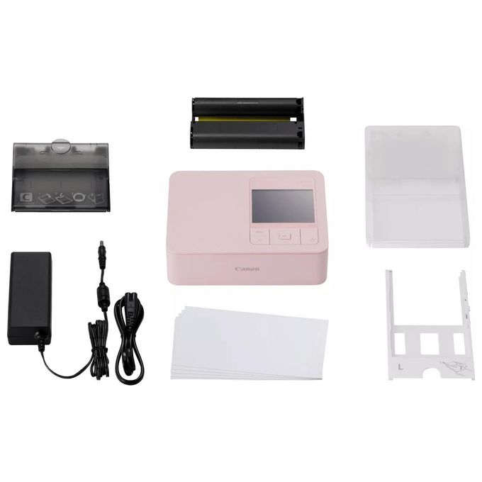 Canon SELPHY CP1500, Stampante fotografica portatile, Wi-Fi, Rosa, 300 DPI, 10x15 cm