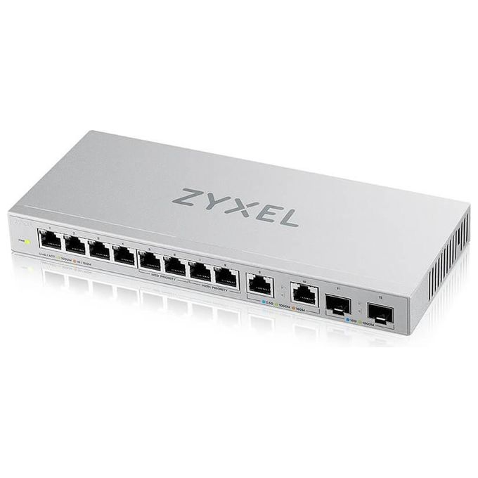 Zyxel XGS1010-12-ZZ0102F Switch di Rete Non Gestito Gigabit Ethernet (10-100-1000) Grigio