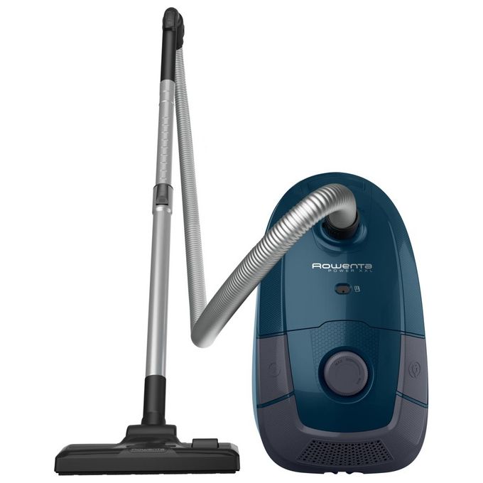 Rowenta RO3126 Power XXL Aspirapolvere con Sacchetto Blu Scuro-Grigio