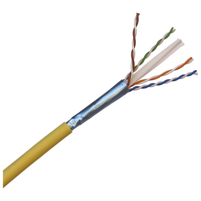 Legrand Cavo U-Utp Cat.6a Cca Giallo 500mt