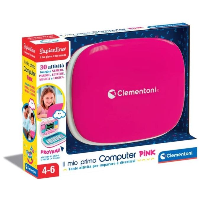 Clementoni Gioco Educativo Sapientino Primo Computer Pink