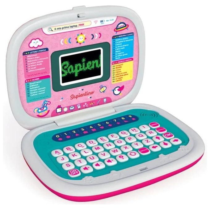 Clementoni Gioco Educativo Sapientino Primo Computer Pink