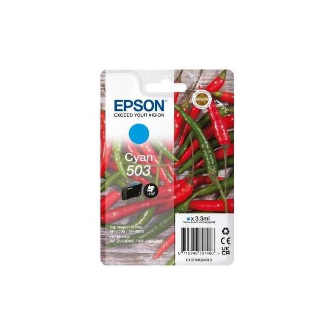 Epson Cartuccia d'Inchiostro Originale Peperoncino Ciano 503