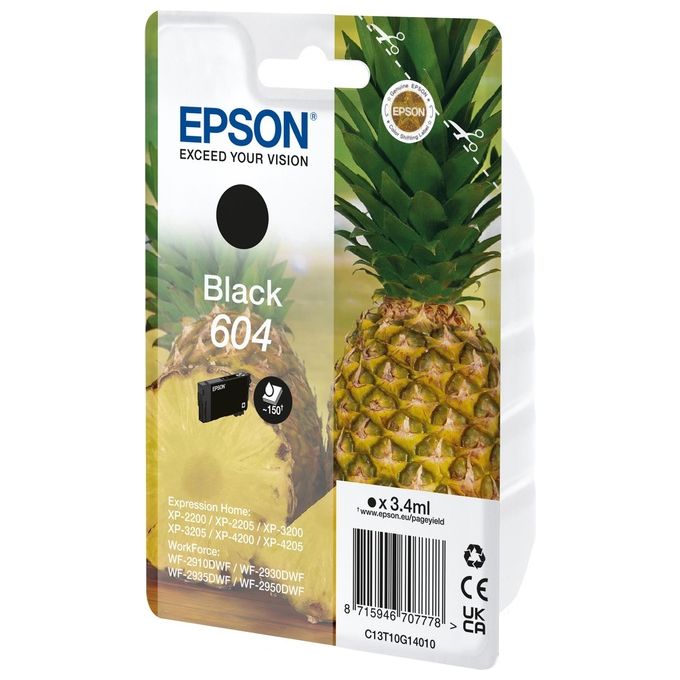 Epson Cartuccia d'Inchiostro Nero 604