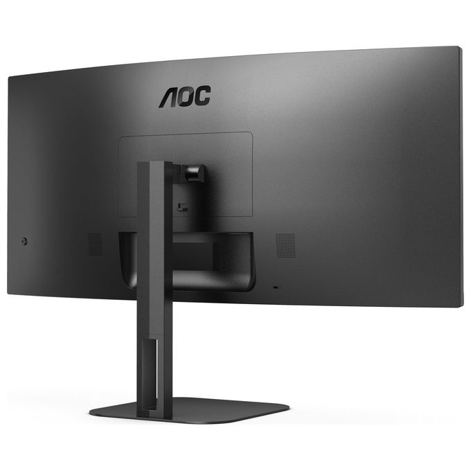 AOC V5 CU34V5C Monitor Pc 34'' 3440x1440 Pixel Wide Quad Hd Led Nero