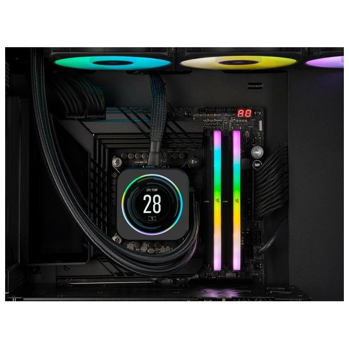 Corsair Vengeance RGB CMH32GX5M2E6000C36 Memoria Ram 32Gb 2x16Gb DDR5 6000 MHz