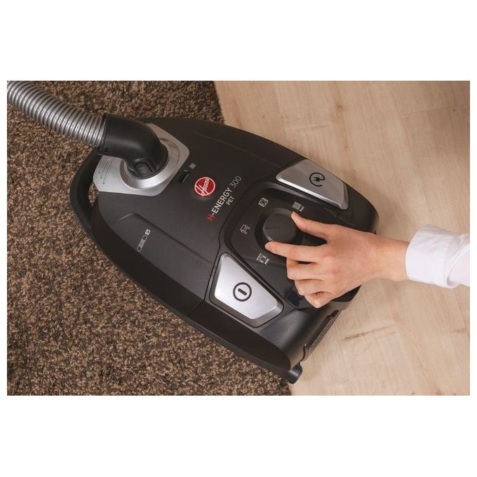 Hoover H-ENERGY 300 HE320PET 011 Aspirapolvere 3.5 Litri a Cilindro Secco 850W Sacchetto per la Polvere