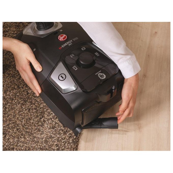 Hoover H-ENERGY 300 HE320PET 011 Aspirapolvere 3.5 Litri a Cilindro Secco 850W Sacchetto per la Polvere