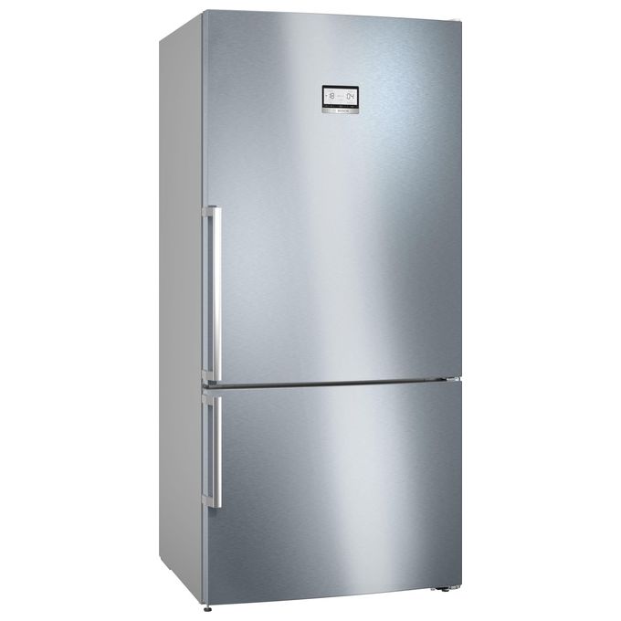 Bosch Serie 6 KGN86AIDR Frigorifero a libera installazione combinato 631 Litri Classe D Total No Frost Home Connect Perfect Fit  186x86x81 cm Acciaio Inox