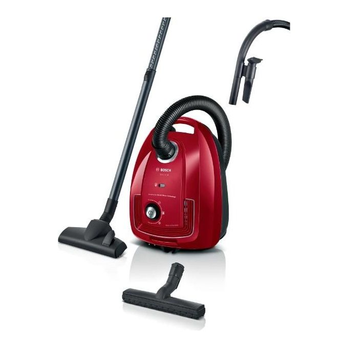 Bosch Serie 4 BGD38RD1H Aspirapolvere a Traino 4 Litri a Cilindro Secco 600W Sacchetto per la Polvere