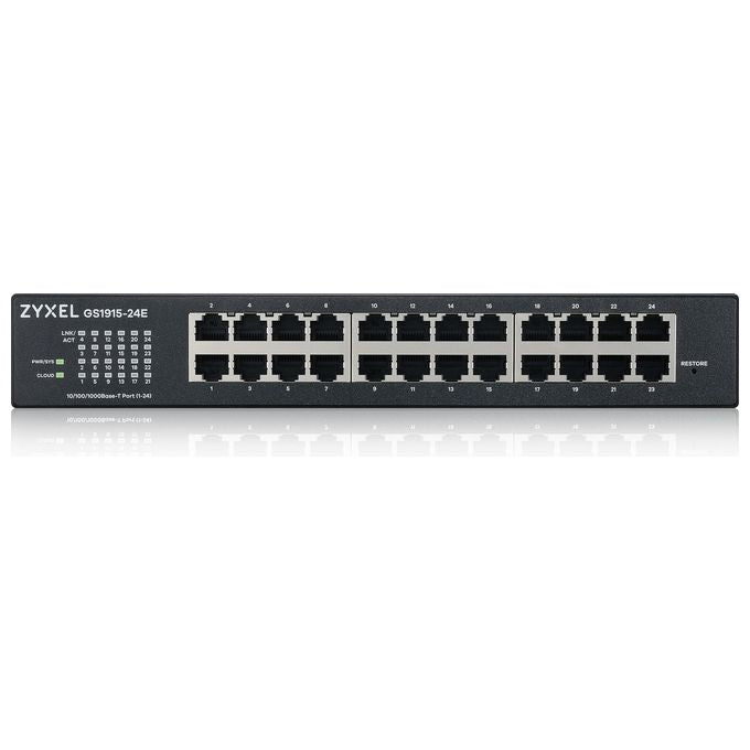Zyxel GS1915-24E Gestito L2 Gigabit Ethernet 10-100-1000 1U Nero